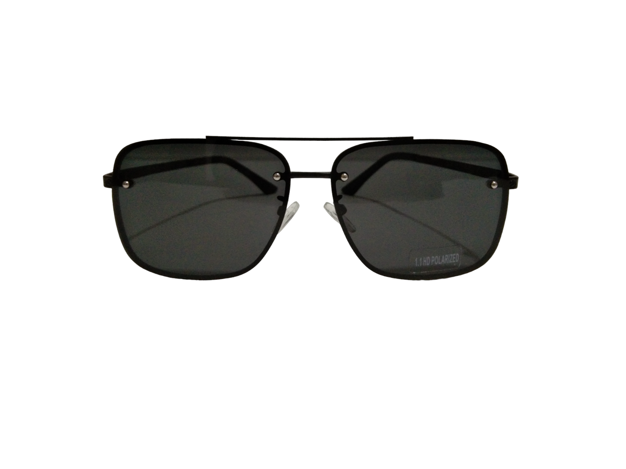 Polarized Vintage Gradient Driving Metal Body Square Sunglasses For Men And Women