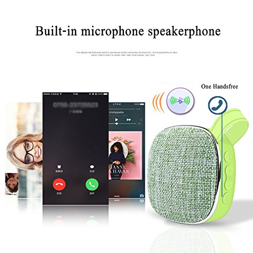 Portable Fabric Design Bluetooth Stereo Speaker, with Built-in MIC
